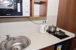 Апартаменты Apartments Severnoe Siyanie A Class Нур-Султан Двухместный номер с 1 кроватью-23